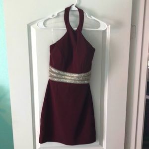 Speechless maroon evening dress, juniors size 3